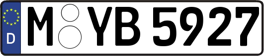 M-YB5927