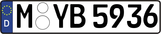 M-YB5936