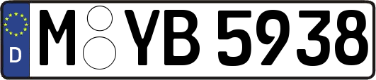 M-YB5938