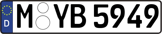 M-YB5949