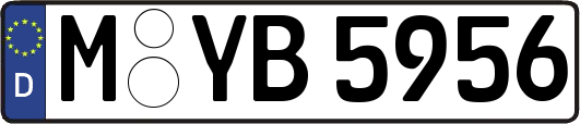 M-YB5956