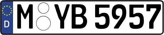 M-YB5957