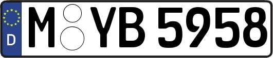 M-YB5958