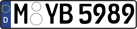 M-YB5989