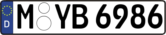 M-YB6986