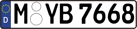 M-YB7668