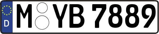 M-YB7889
