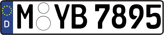 M-YB7895