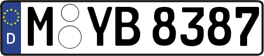 M-YB8387