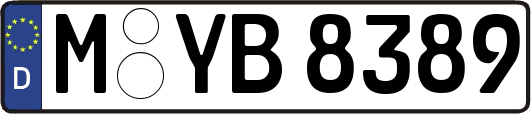 M-YB8389