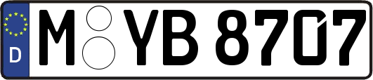 M-YB8707