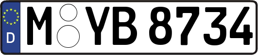 M-YB8734