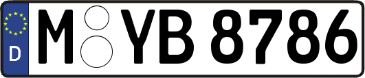 M-YB8786