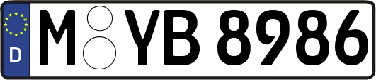 M-YB8986