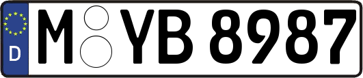 M-YB8987