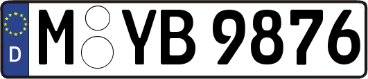 M-YB9876