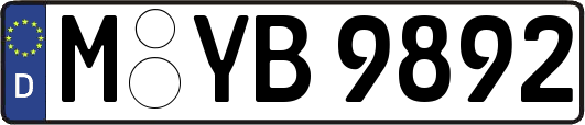 M-YB9892