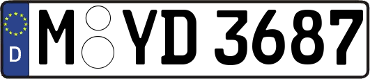 M-YD3687