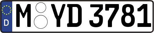 M-YD3781