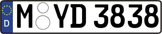 M-YD3838