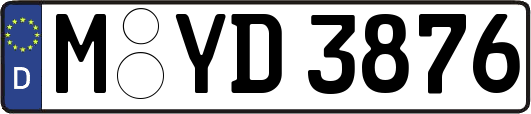 M-YD3876