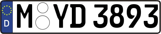 M-YD3893