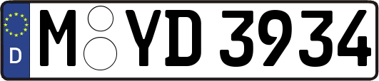 M-YD3934