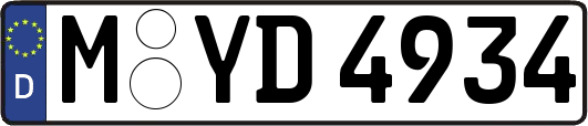 M-YD4934