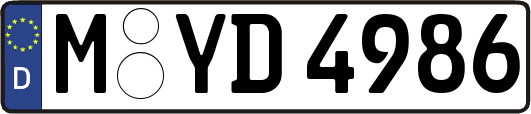 M-YD4986