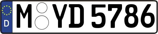 M-YD5786