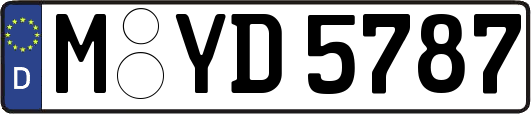 M-YD5787