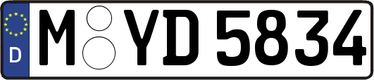 M-YD5834