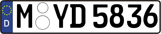 M-YD5836