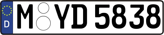 M-YD5838