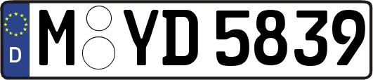 M-YD5839