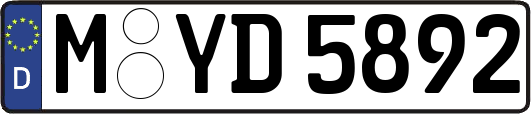M-YD5892