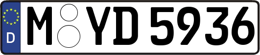 M-YD5936