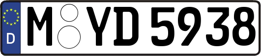 M-YD5938
