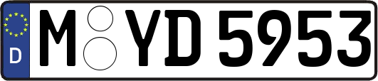 M-YD5953