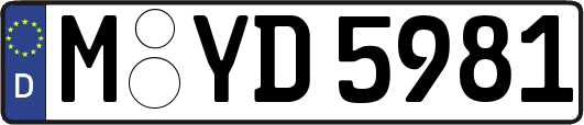 M-YD5981