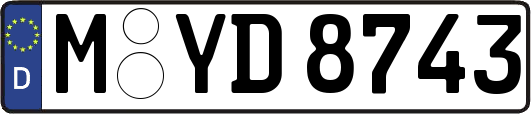 M-YD8743