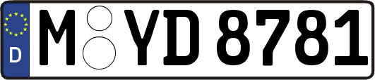 M-YD8781