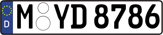 M-YD8786