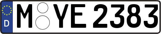 M-YE2383