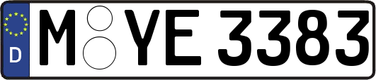M-YE3383