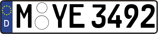 M-YE3492
