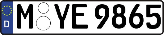 M-YE9865