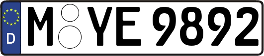 M-YE9892