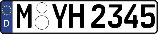 M-YH2345