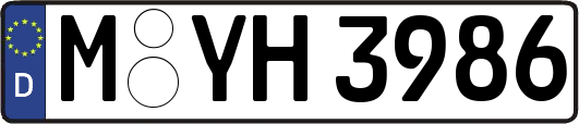 M-YH3986